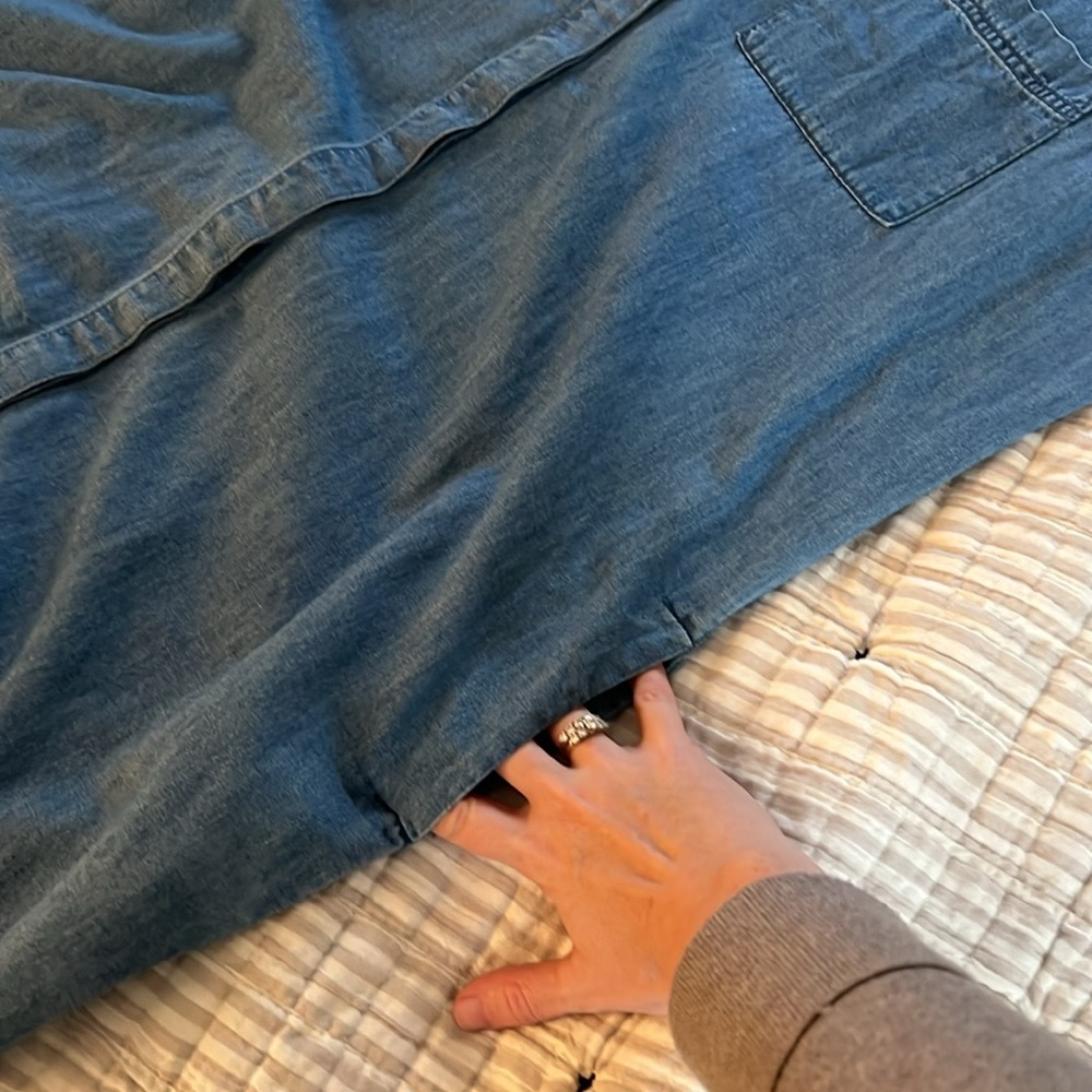 Madewell Chambray Courier  Shirt Dress - Picture 5 of 10